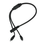 AOOOWER 40cm Long DC5521 Extension Cord, 5.5x2.1mm Female to Male Connector Splitter Cable for Surveillances Camera and Routers
